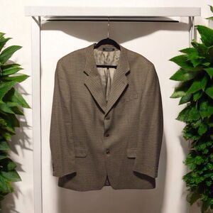 Conte di Milano Mens 46T 3 Button Wool Blazer Jacket SportCoat